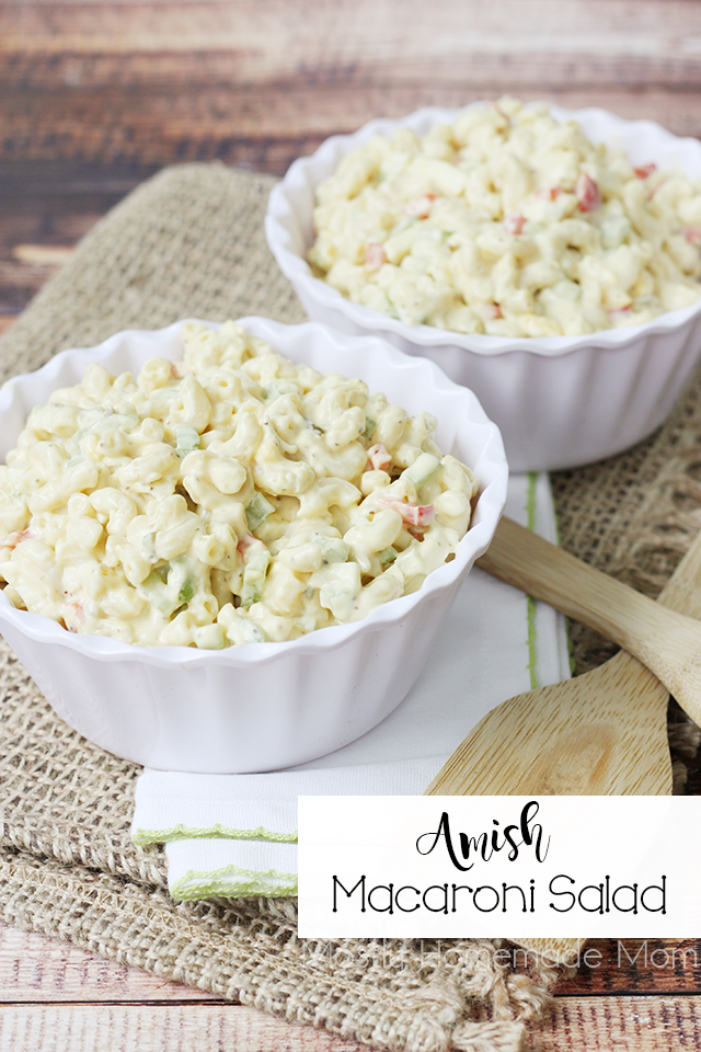 Amish Macaroni Salad Mostly Homemade Mom Bloglovin’